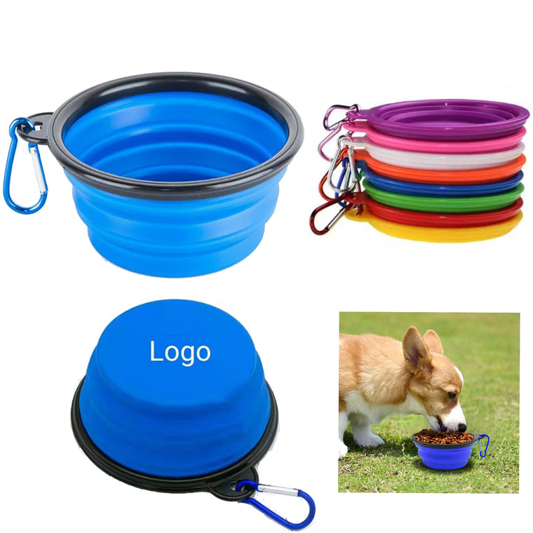 Collapsible Pet Bowl w/Carabiner