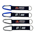 Short Lanyard Keychain Key Strap With Aluminum Carabiner