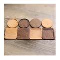 Natural Wood Drink Coasters