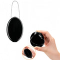 Oval Squeeze Coin Holders With Chain