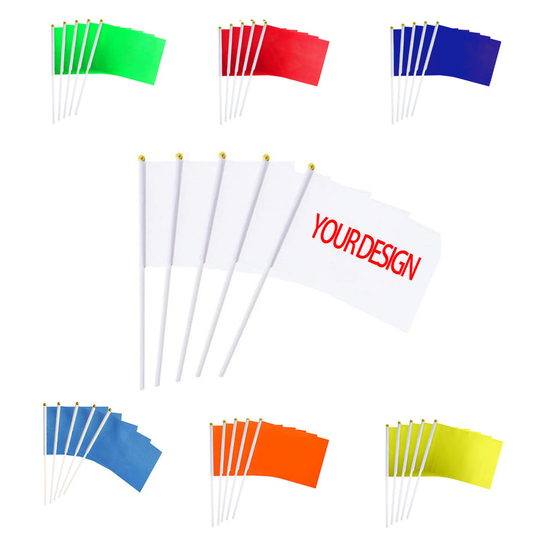 Handheld Waving Flag With Grip Handle