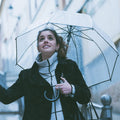47" Arc Fashion Clear Bubble Umbrella