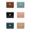 Retro Fashion Pu Leather Wallet 2-Layer Credit Card Holder