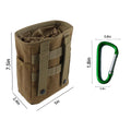 Tactical Waist Pack With Belt Loop And Carabiner