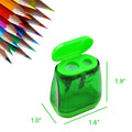 Dual Holes Compact Manual Pencil Sharpeners