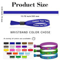 Full Color Disposable Ribbon Bracelet