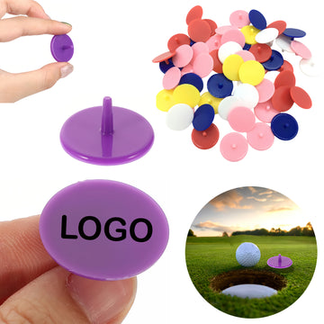 Plastic Round Adhere Golf Ball Position Marker