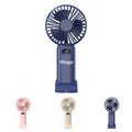 Handheld USB Fan with Smart LED Digital Display and 5 Speeds