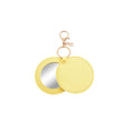 Round Leather Compact Mirror