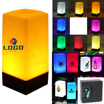 Rechargeable Pp Bar Mood Light: Single-Color Ambiance