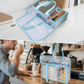 Transparent Tote Bags Exam Paper Bags File Bags