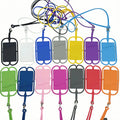 Silicone Phone Card Holder With Lanyard