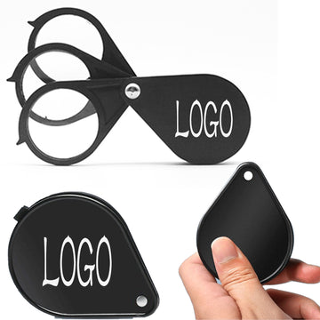 Mini Folding Magnifying Glass With Protective Sheath