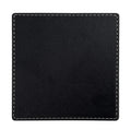 4" PU Leather Square Coaster