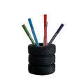 Black Tire Shaped Pen Holder