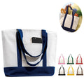 Premium Heavy Canvas Tote With Zipper Pocket