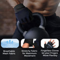 Simple Polyester Sports Half Finger Gloves