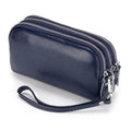 Premium Cowhide 3 - Layer Zip Multifunctional Clutch Bag