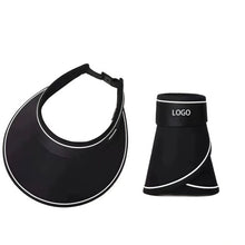 Polyester Fiber Sun Visor Hat Large Brim