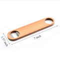 Custom Laser Engraved Bottle Opener—wood Handle & Steel