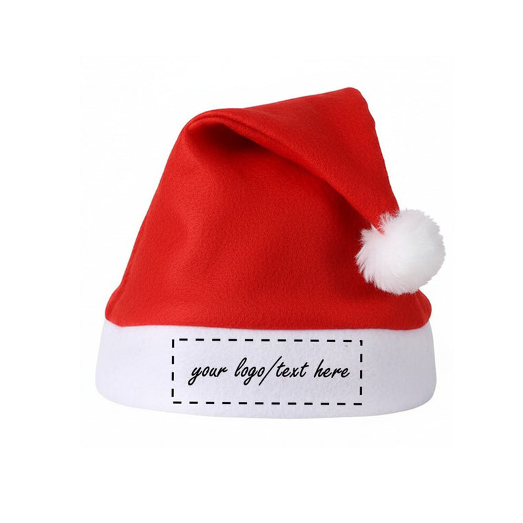 Christmas Cozy Plush Red And White Holiday Hat
