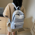 Lightweight Polyester Backpack For Women, Large Capacity