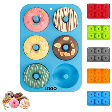 Food-Grade Silicone Donut Mold (6-Cavity)