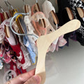 Pet Dog Cat Apparel Mini Wooden Clothes Hanger