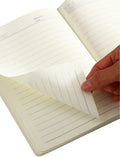 PU 200 Pages Horizontal line Business Office Study Notebook