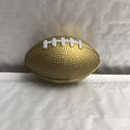 3.5" Gold Soft Pu Foam Football Stress Reliever
