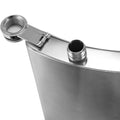 8 Oz Stainless Steel Flask Hip Flask W/ Hinged Cap