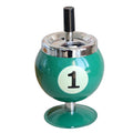 Creative Billiards Shaped Ashtrays Windproof Metal Ashtray