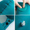 Inflatable U-Shaped Travel Neck Pillow