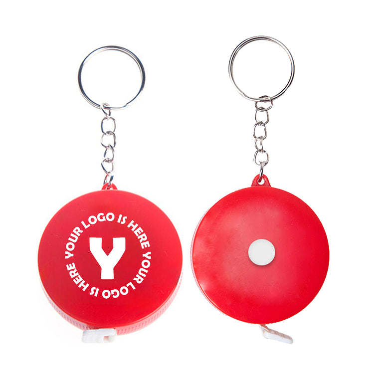 Round Tape Measure Keychain
