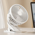 Desktop Wall Desk Clamp USB Charging Clip Fan