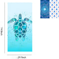 Magnetic Quick-Dry Microfiber Beach Towel