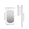 Dog Tags Stainless Steel Necklace
