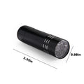 Flashlights 9 Led Mini Aluminum Flashlight With Lanyard