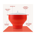 Silicone Popcorn Bowl