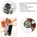 Mini Aluminum Led Flashlight With Keychain
