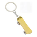 Creative Metal Skateboard Shape Keychain Gift Hanging