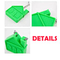 Mini House Shape Measuring Key Chain