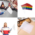 8.3 x 5.5 Inch Hand Flags