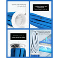 6 Inch Reusable Hot Water & Cold Ice Pack Leakproof Lid