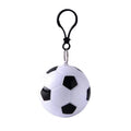 Soccer Shaped Disposable Emergency Raincoat Poncho Ball