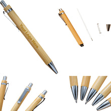 Bamboo and Wood Ballpoint Pen