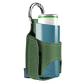 Portable PU Leather Asthma Inhaler Holder With Keychain