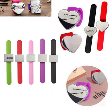 Silicone Sewing Needle Pin Holder Stylist Magnetic Bracelet