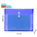 A4 Poly File Folders Tied Buckle-Transparent