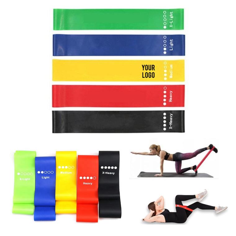 Resistance Bands 5-Piece Set With 5 Resistance Level